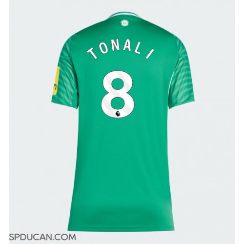 Zenski Nogometni Dres Newcastle United Sandro Tonali #8 Gostujuci 2025-26 Kratak Rukav